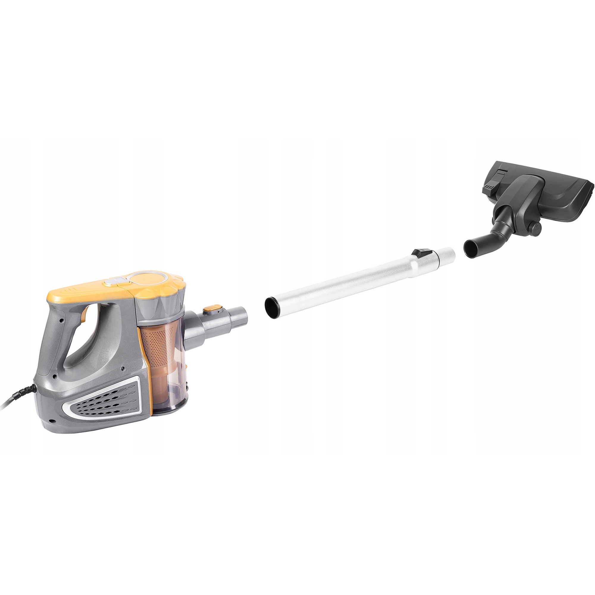 Aspirator vertical ADLER AD 7036, 800W, 1.5l, fara sac, portocaliu, set 3 duze