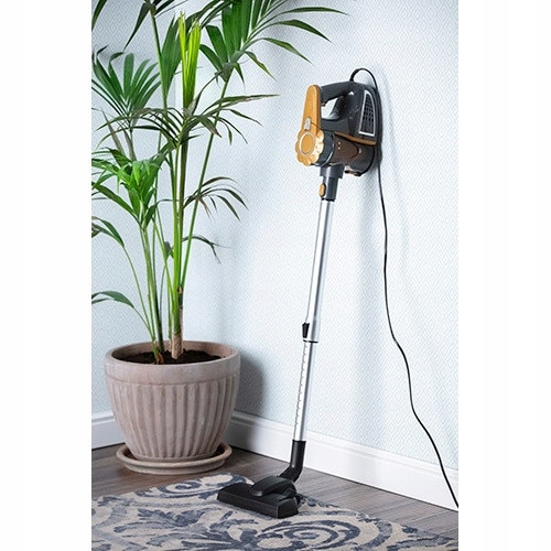 Aspirator vertical ADLER AD 7036, 800W, 1.5l, fara sac, portocaliu, set 3 duze