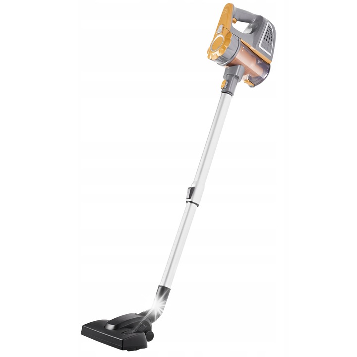 Aspirator vertical ADLER AD 7036, 800W, 1.5l, fara sac, portocaliu, set 3 duze