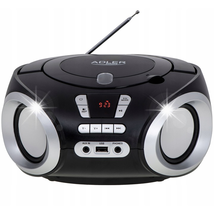 Radio Adler AD 1181, CD-MP3, USB, 3.4W, negru
