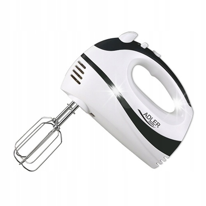 Кухненски миксер Adler 300W, 5 скорости, функция Турбо, черен