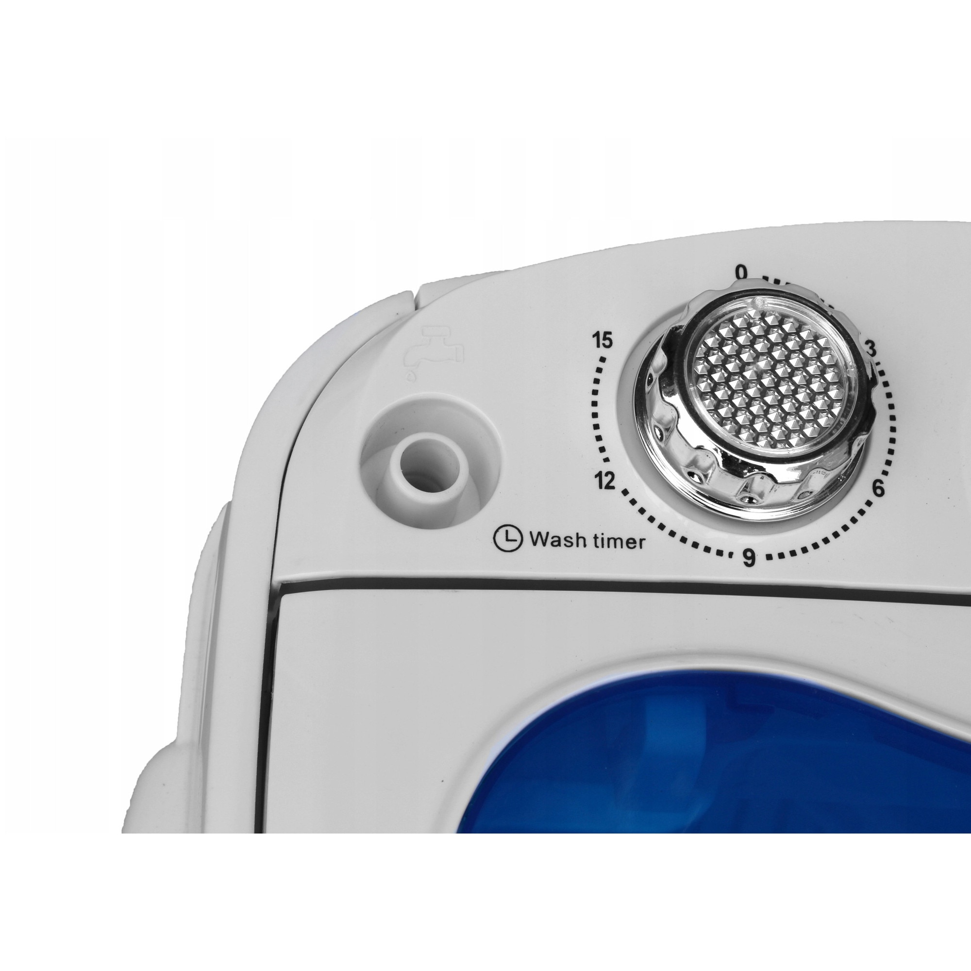 Masina de spalat Adler, model AD8051, 3kg capacitate, alb/albastru, 360x370x530cm