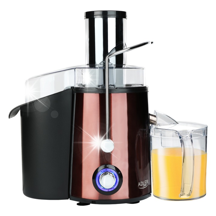 Sokowirowka Adler AD 4129, 1000W, miedziana, 2 viteze, 1l dzbanek, 75mm deschidere