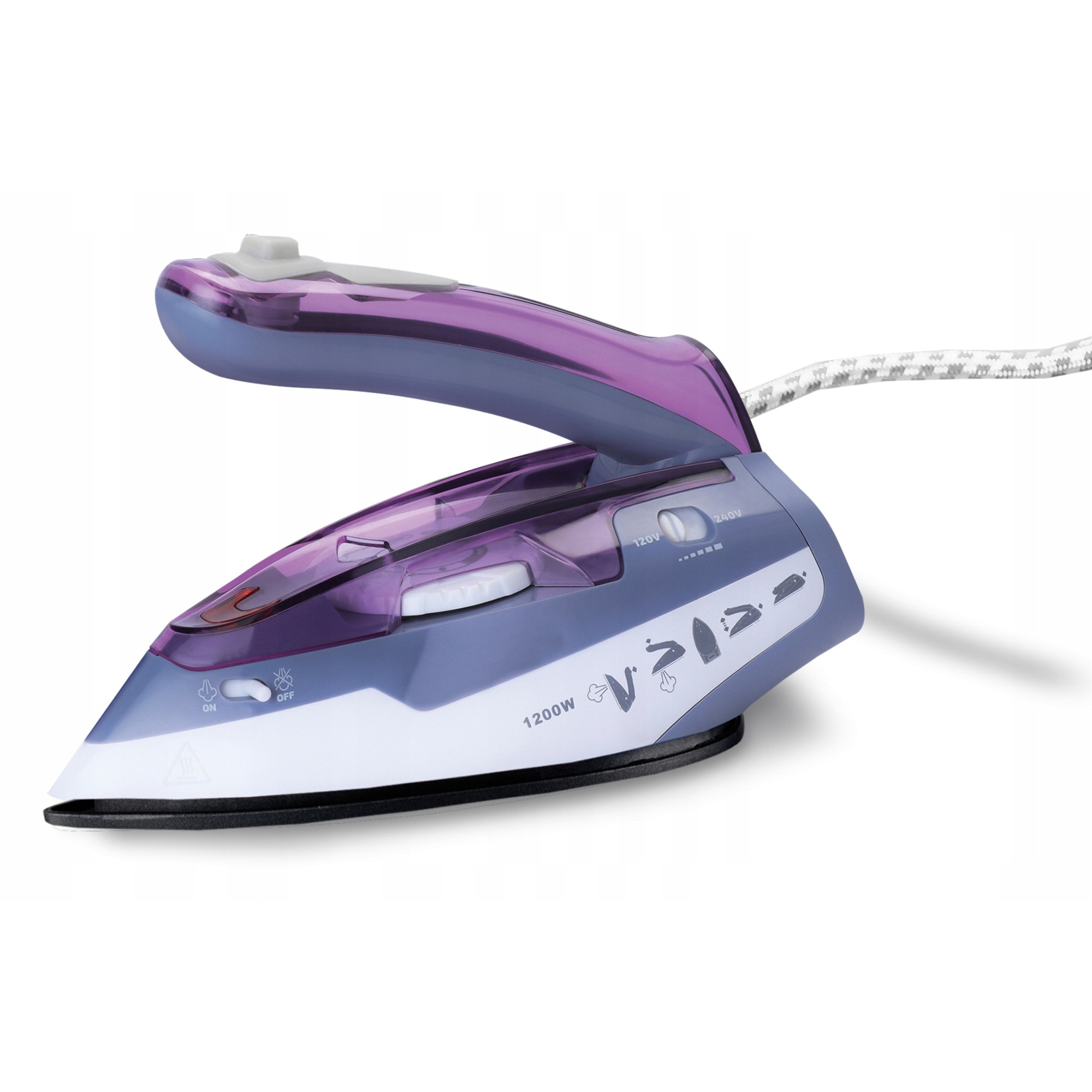Fier de calcat cu abur, Maestro, 900-1100 W, Violet