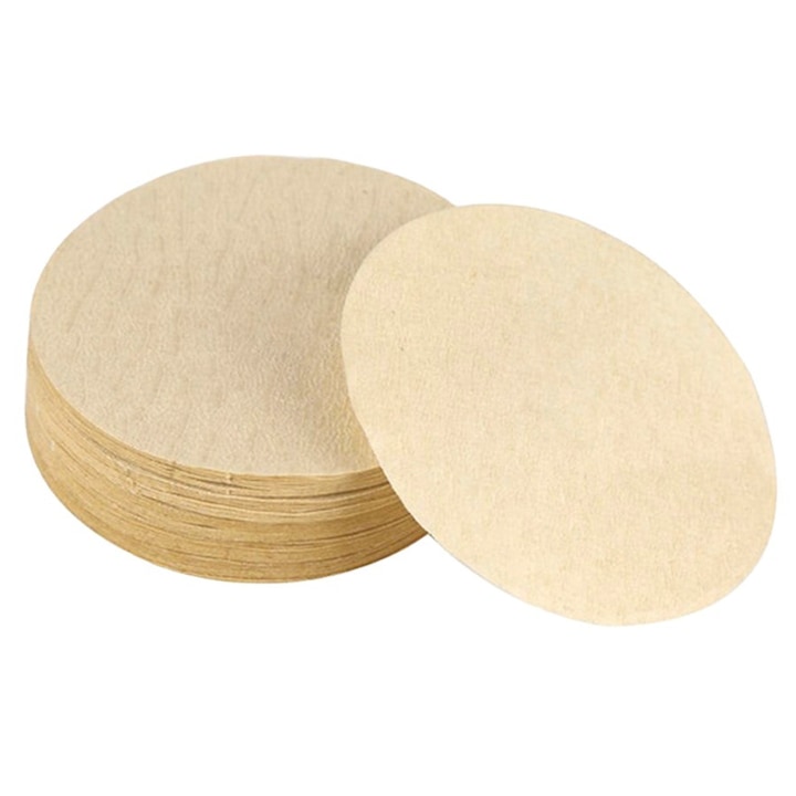 Set 600 filtre de cafea nealbite, compatibile cu Aeropress, filtre de hartie de unica folosinta