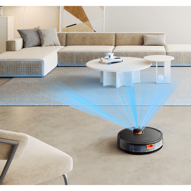Aspirator robot Xiaomi S20, alb, 5000Pa, mopare, 32.5x9.8cm