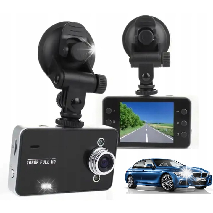 Camera auto Anytech 1080P Full HD, detectie miscare, G-Sensor, 2,4", compacta