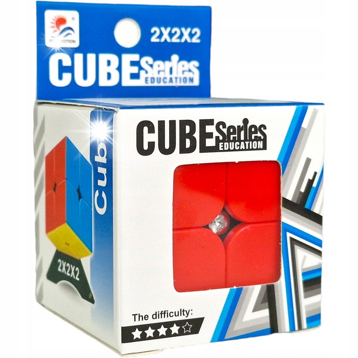 Cub logic 2x2x2 WKS, jucarie educationala, 5x5x5cm, pentru copii de la 3 ani