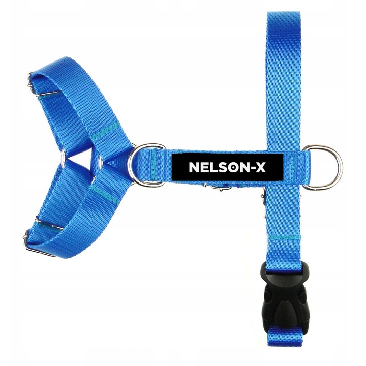 Kutyahám Nelson-X Guard Basic+, kék, XS méret, két D-gyűrű, állítható