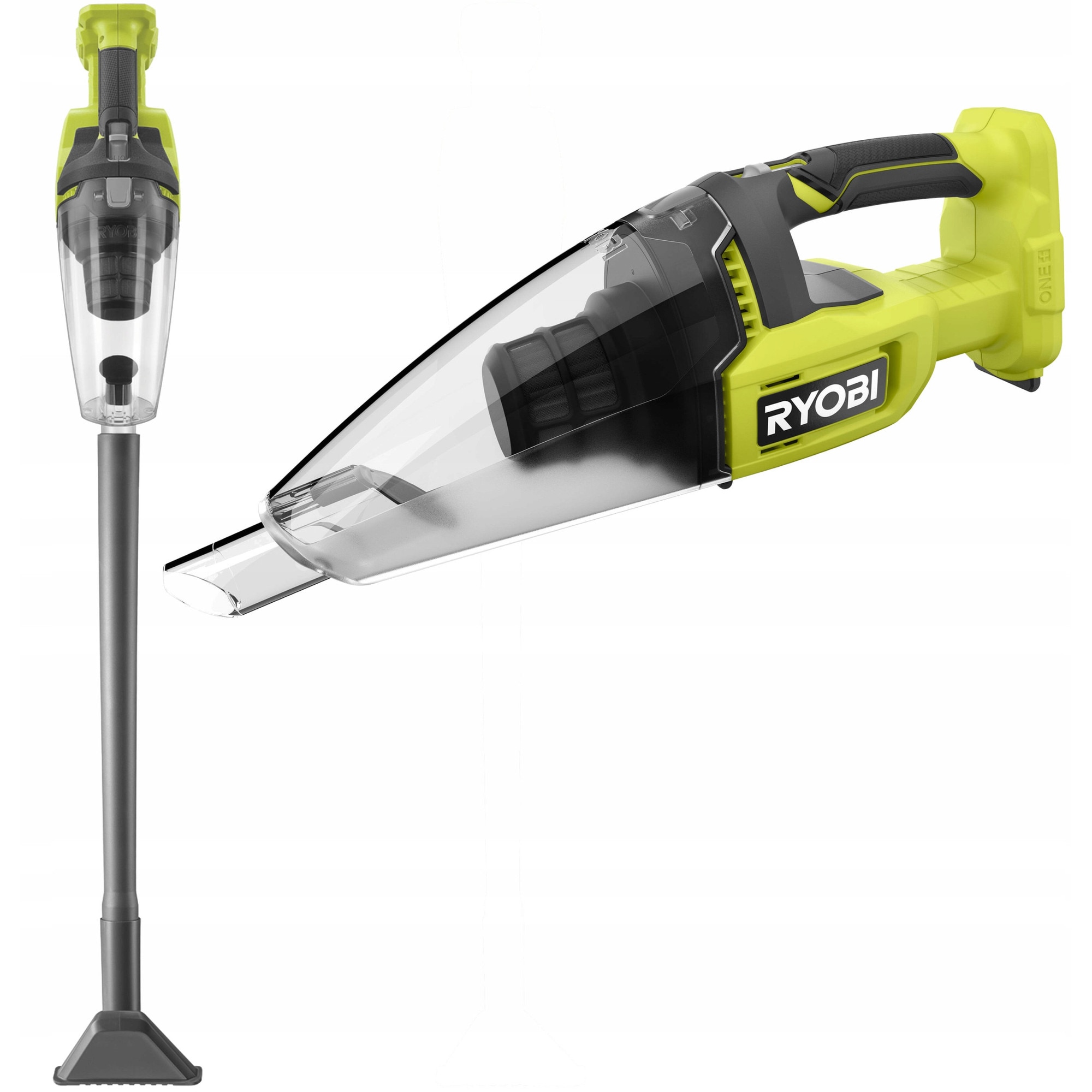 Aspirator vertical fara fir Ryobi 18V, 600ml, 1100l/min, 0.95kg