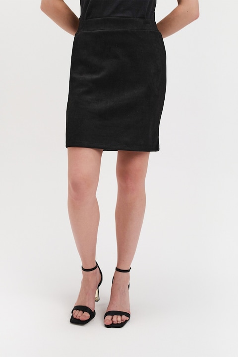 Top Secret, Fusta mini catifelata, Negru