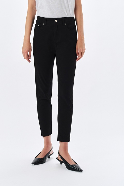 Top Secret, Pantaloni crop skinny, Negru