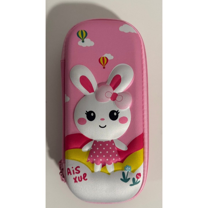 Penar scolar un compartiment, neechipat, 21 x 9 x 4 cm, Iepuras