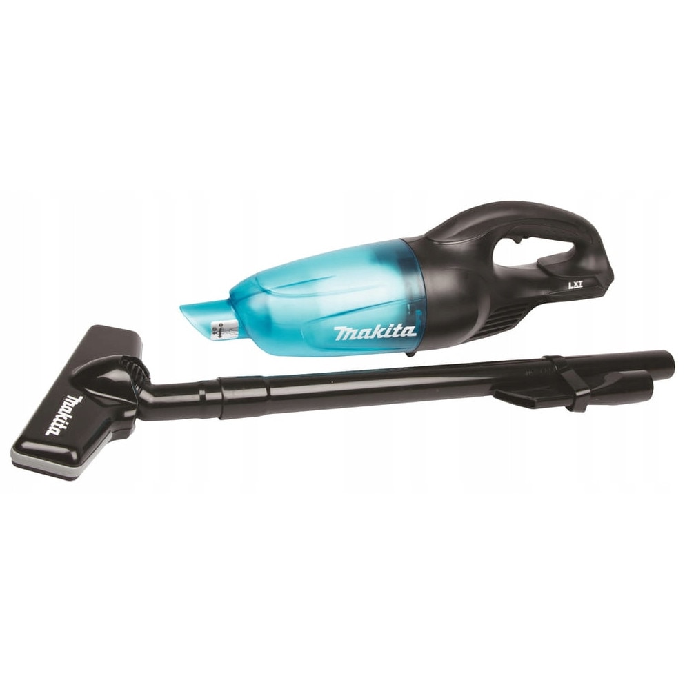 Aspirator vertical fara fir, Makita, model DCL180, negru/turcoaz, 30W, 999mm