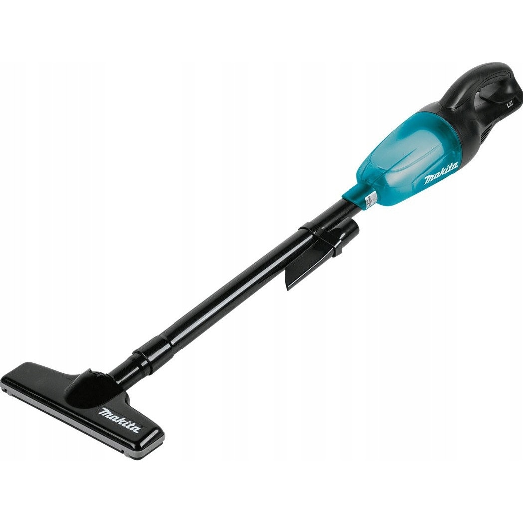 Aspirator vertical fara fir, Makita, model DCL180, negru/turcoaz, 30W, 999mm