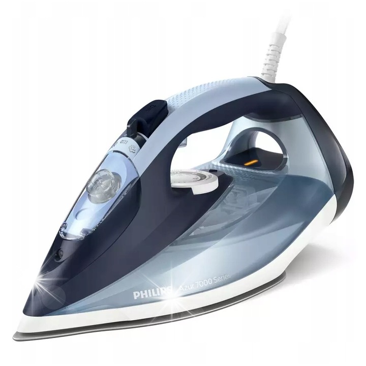 Парна ютия Philips Azur от серия 7000, 2800 W, 50 гр/мин, 250 гр, 300 мл