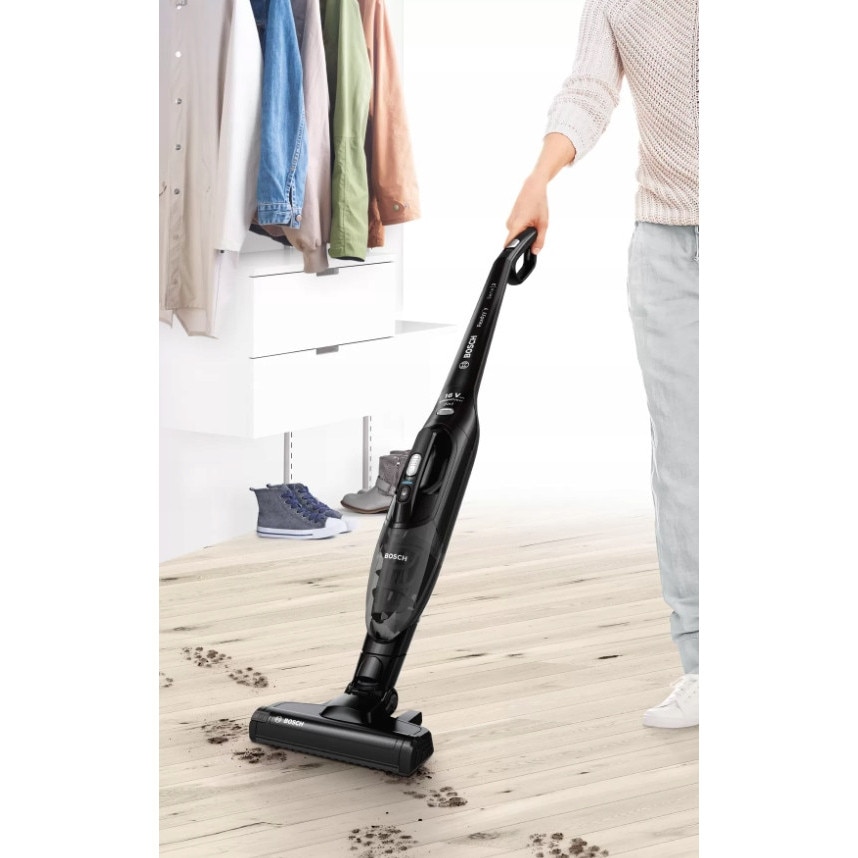 Aspirator vertical, Bosch, 40 min autonomie, 1160x265x165 mm, negru