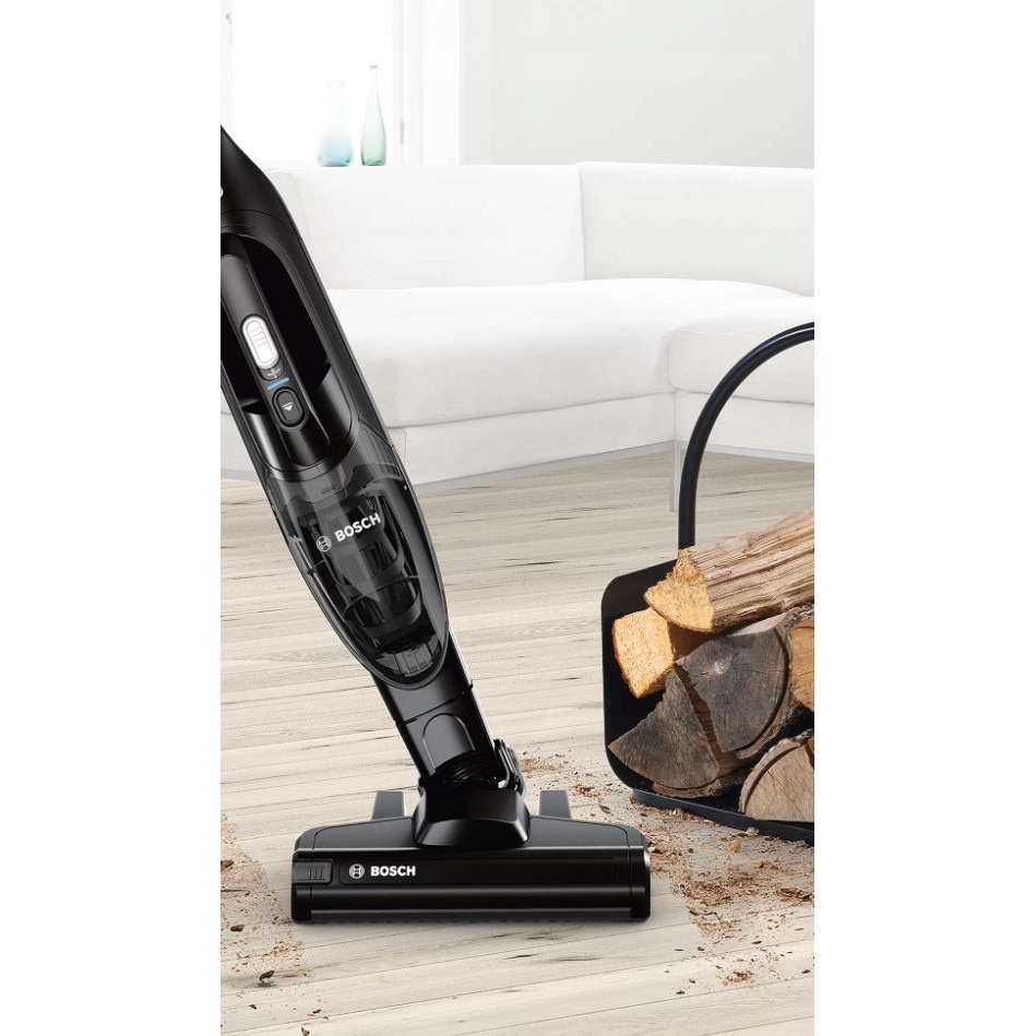 Aspirator vertical, Bosch, 40 min autonomie, 1160x265x165 mm, negru