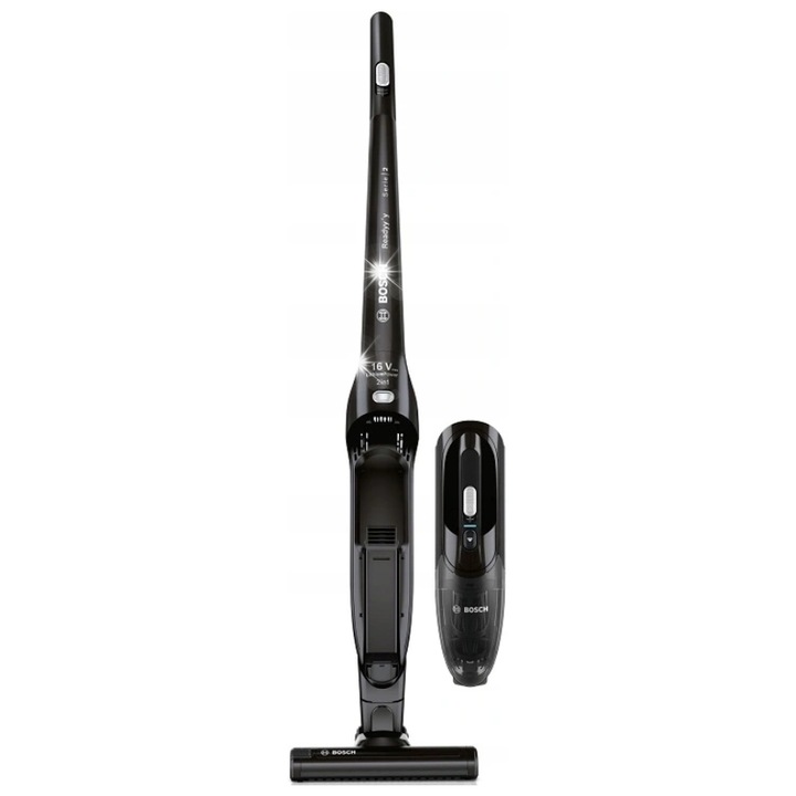 Bosch BCHF216B 2 az 1-ben álló porszívó, fekete, 40 perc üzemidő, 1160x265x165 mm