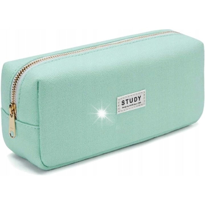 Kalidi iskolai tolltartó, egykamrás modell, nagy kapacitású, tengerzöld, 0,1 kg