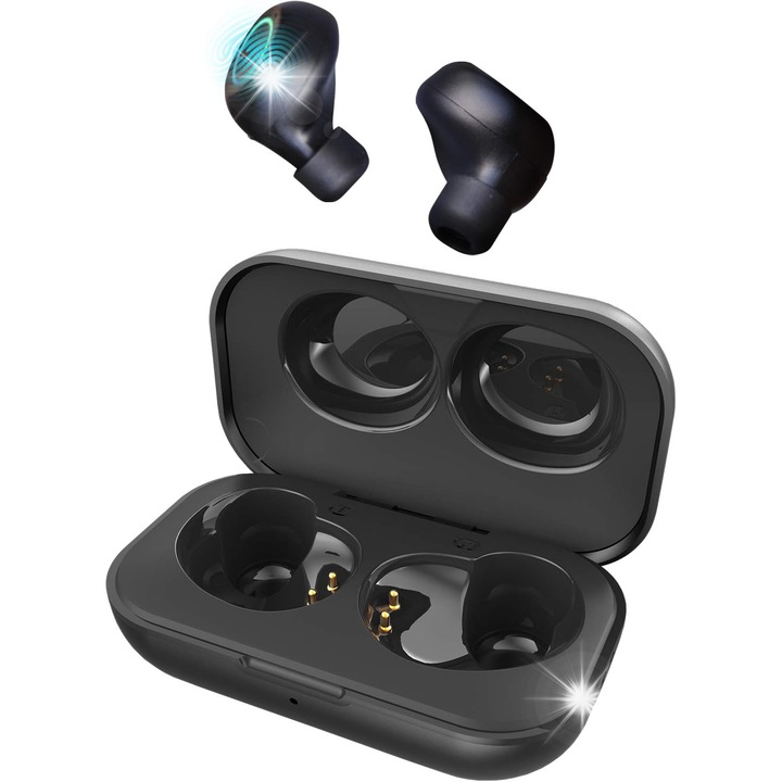 Casti Wireless Encore FLYTOUCH, IPX5, negru