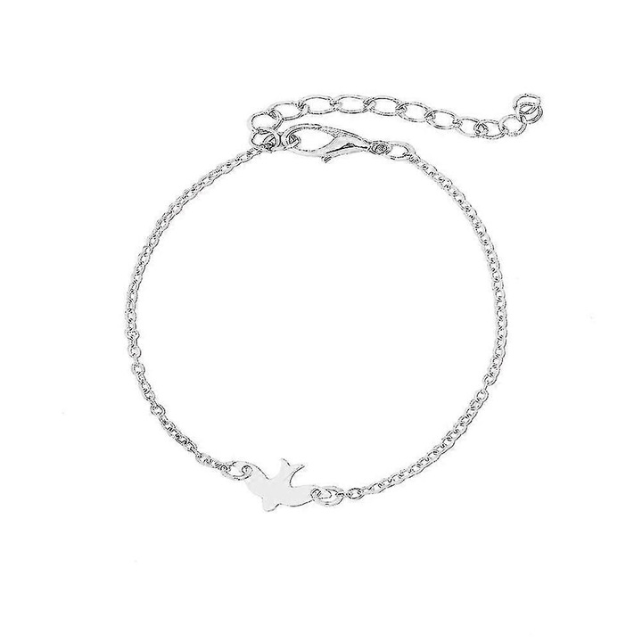 Bratara cu porumbel, pentru femei, metalica