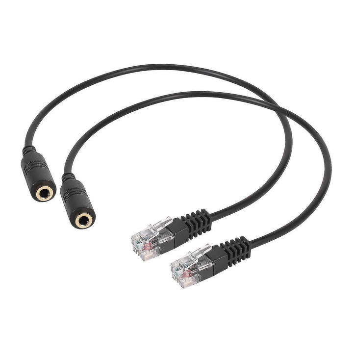 3.5mm sztereó audio kábel RJ9-hez adapter készlet, 2 darab