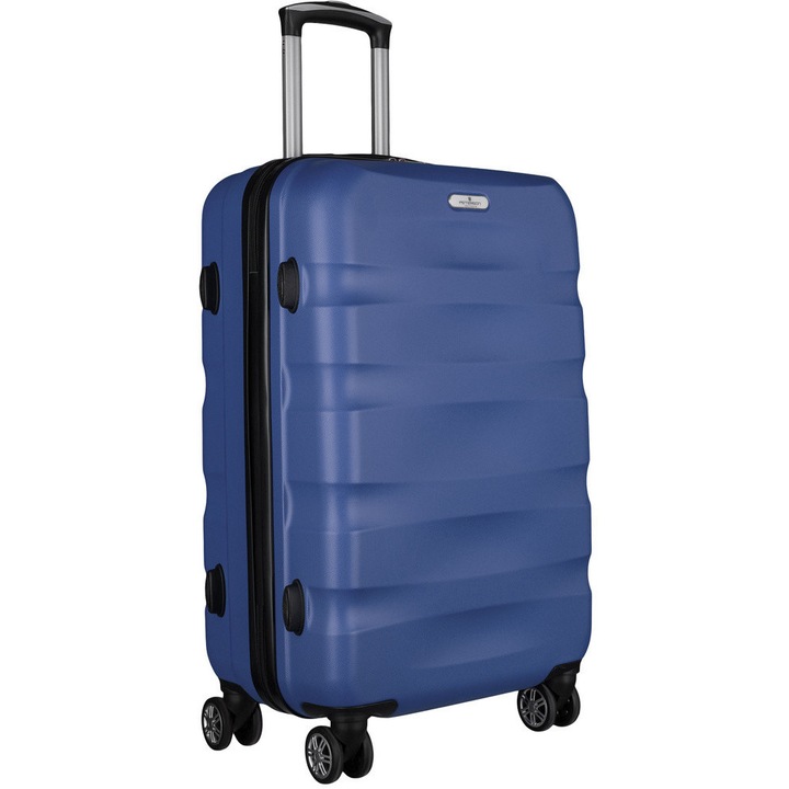 Troler cabina, Peterson, ABS+, 4 roti, 50cm, culoare multicolor