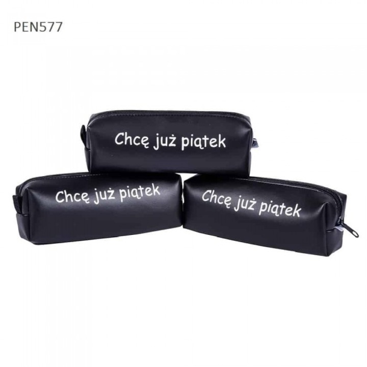 Egyrekeszes tolltartó, Bohóc, Már péntekre vágyom, 263x79mm