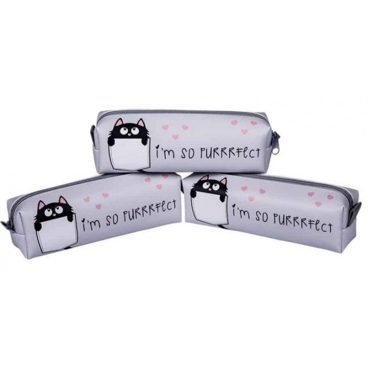 Egyrekeszes tolltartó Pajacyk Olyan tökéletes vagyok 82x257mm