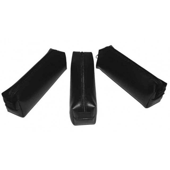 Piornik Pajacyk, egyrekeszes, környezetbarát, fekete, 93x242mm