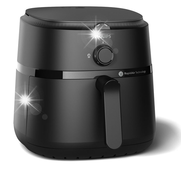 Фритюрник Philips Airfryer NA130/00, 1700W, 6,2L, комплект 50 хартиени тавички