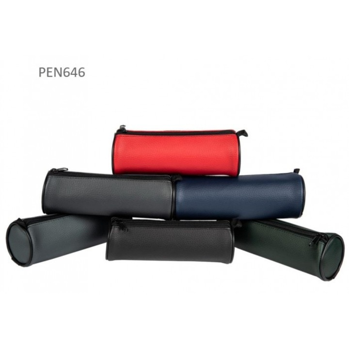 Egyrekeszes kerek tolltartó, MIX Pajacyk válogatás, 215x120mm