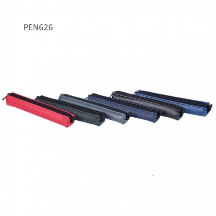 Egyrekeszes tolltartó, Pajacyk, vegyes színek, 57x218mm