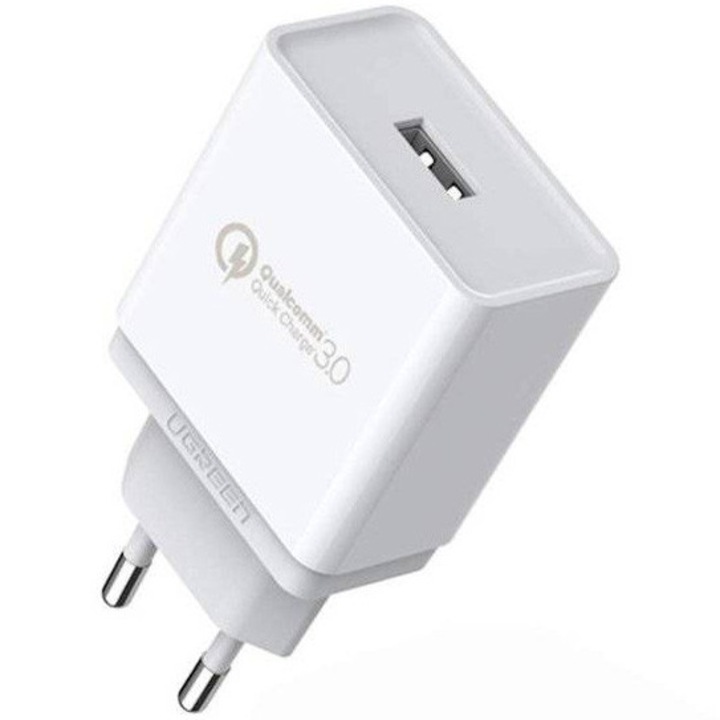 Incarcator retea Ugreen, CD122 Quick Charge 18W, 1 x USB 5V/3A, alb