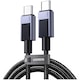 Cablu alimentare si date Ugreen, L513, Fast Charging Data Cable pt. smartphone, USB Type-C la USB Type-C 240W, 1m, gri