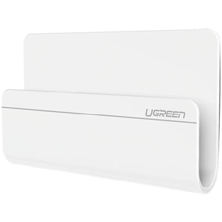 Suport telefon Ugreen, LP108 pt. SmartPhone, fixare perete (adeziv), dimensiuni: 117 mm x 69 mm, alb
