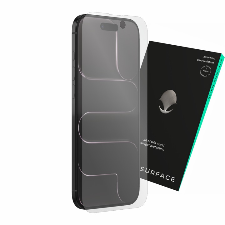 Apple iPhone Air védőfólia, tokkal kompatibilis képernyővédő, Alien Surface