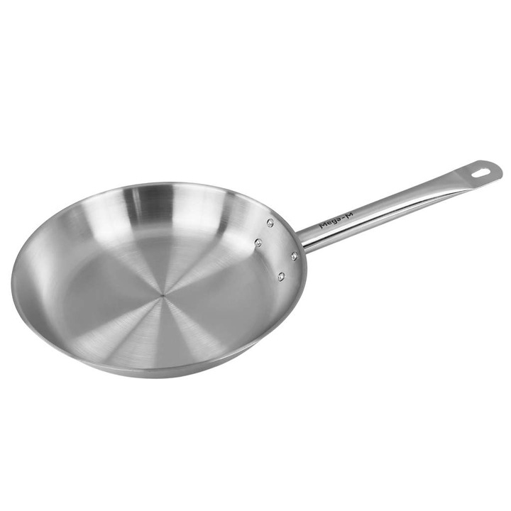 Tigaie Mega-M, 26 cm, inox, universala, pentru toate tipurile de plite