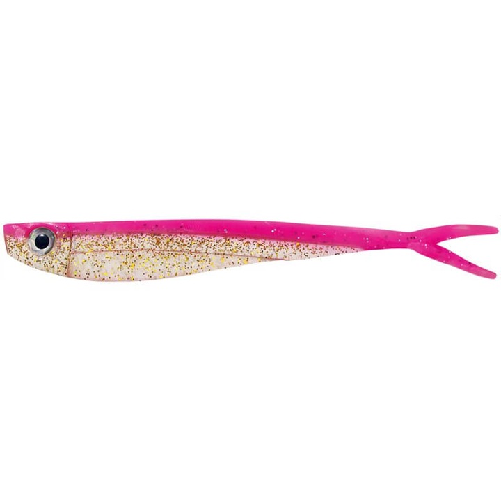 Set 3 buc Shad Konger Vertical Minnow 19cm, 11-Pinky, pentru pescuit pelagic la salau si stiuca