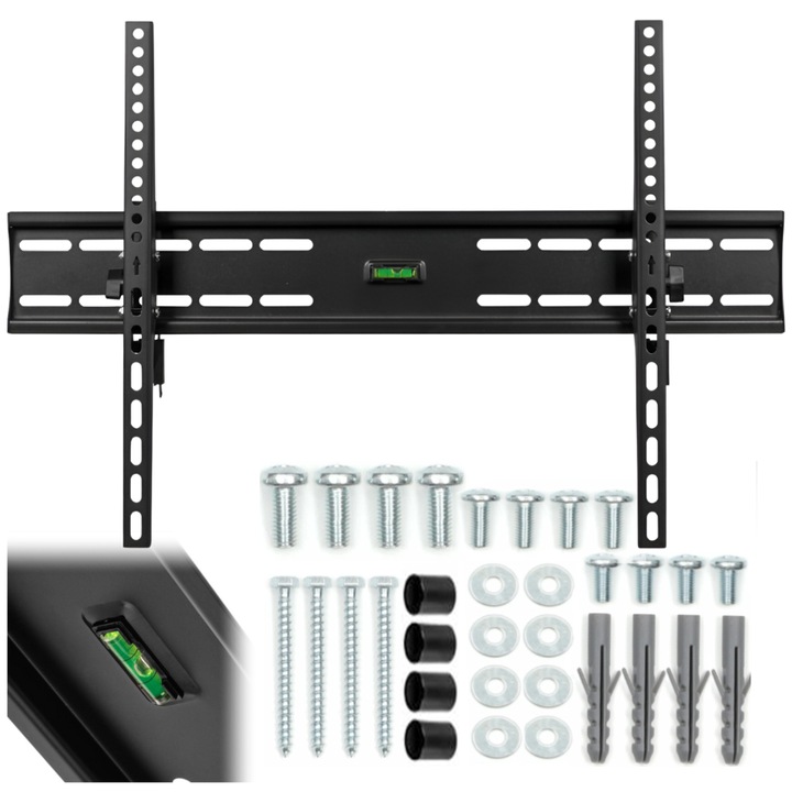 Стойка за телевизор Becke, универсална, 32-55 инча, черна, регулируема, 30 кг