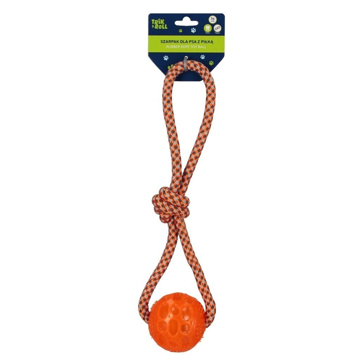 Kutyajáték Trik&Roll, labda design, 36cm