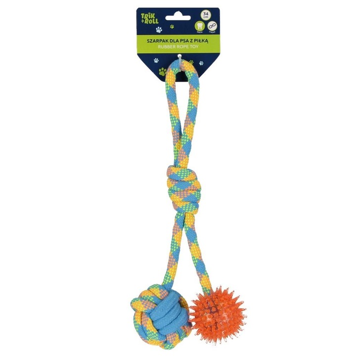 Kutyajáték Trik&Roll, 34cm