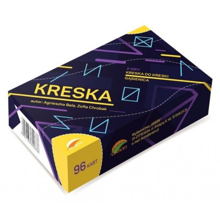 Carti educationale - Kreska, Arson, set 96 carti, 4 categorii coloristice, 18x11,2 cm