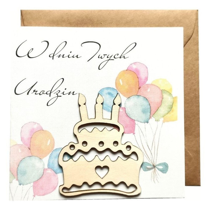 Felicitare de aniversare, Naem, mesaj special, 10x15cm