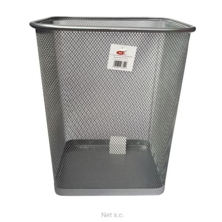 Cos patrat argintiu NET, 352x327mm