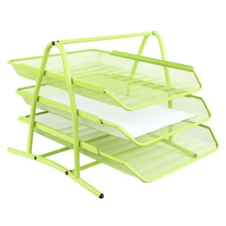 Поставка за документи, NET, зелен, 35x30x26,5см