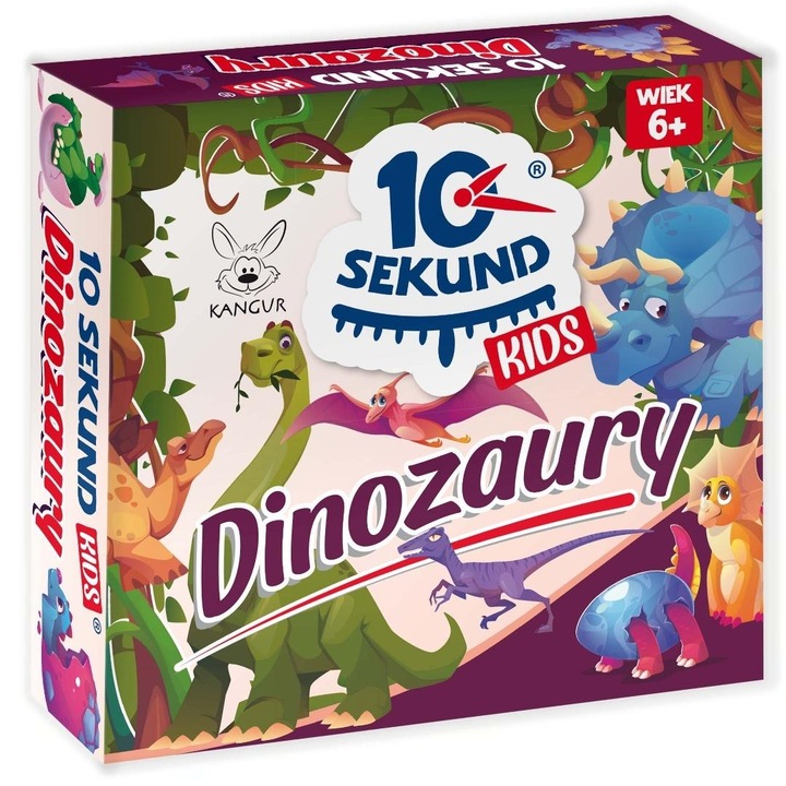 Társasjáték KANGUR 10 Sekund Kids Dinoszauruszok, 6+ év, szett