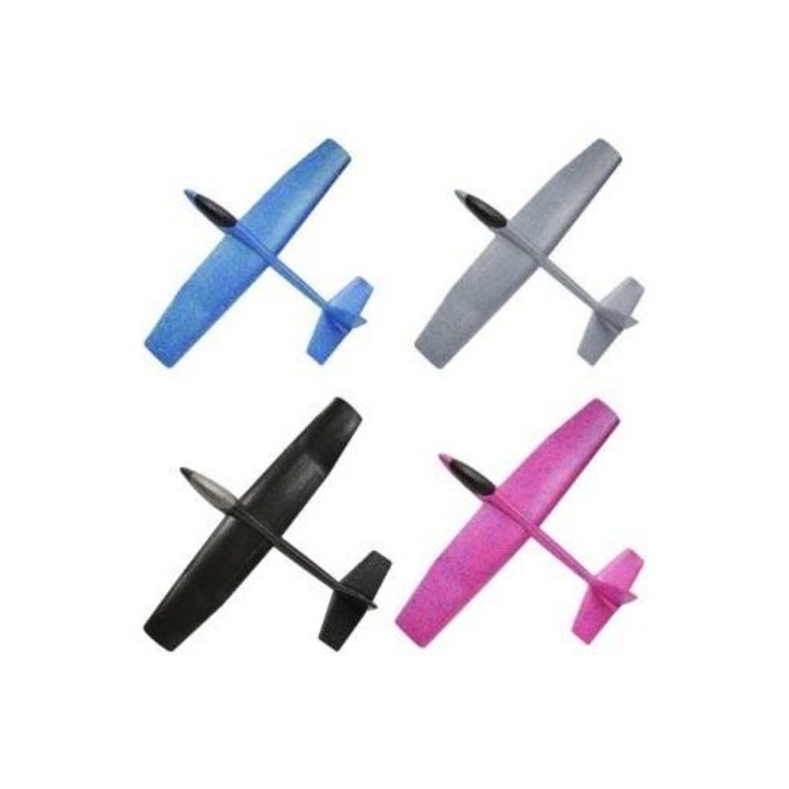 Avion din polistiren mare set MIX, Pegaz Toys, 197x836mm, multicolor