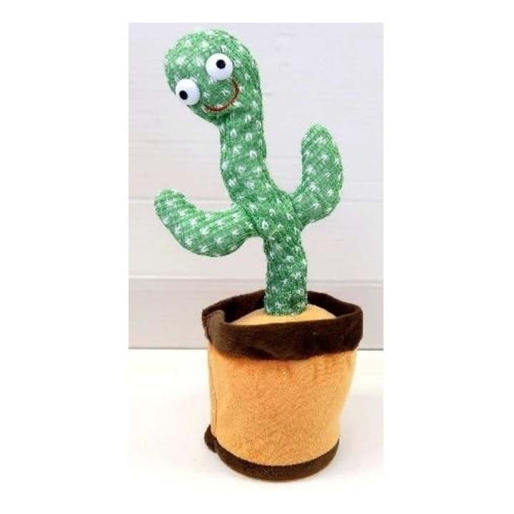 Cactus dansator, Pegaz Toys, 155x345mm, jucarie interactiva copii